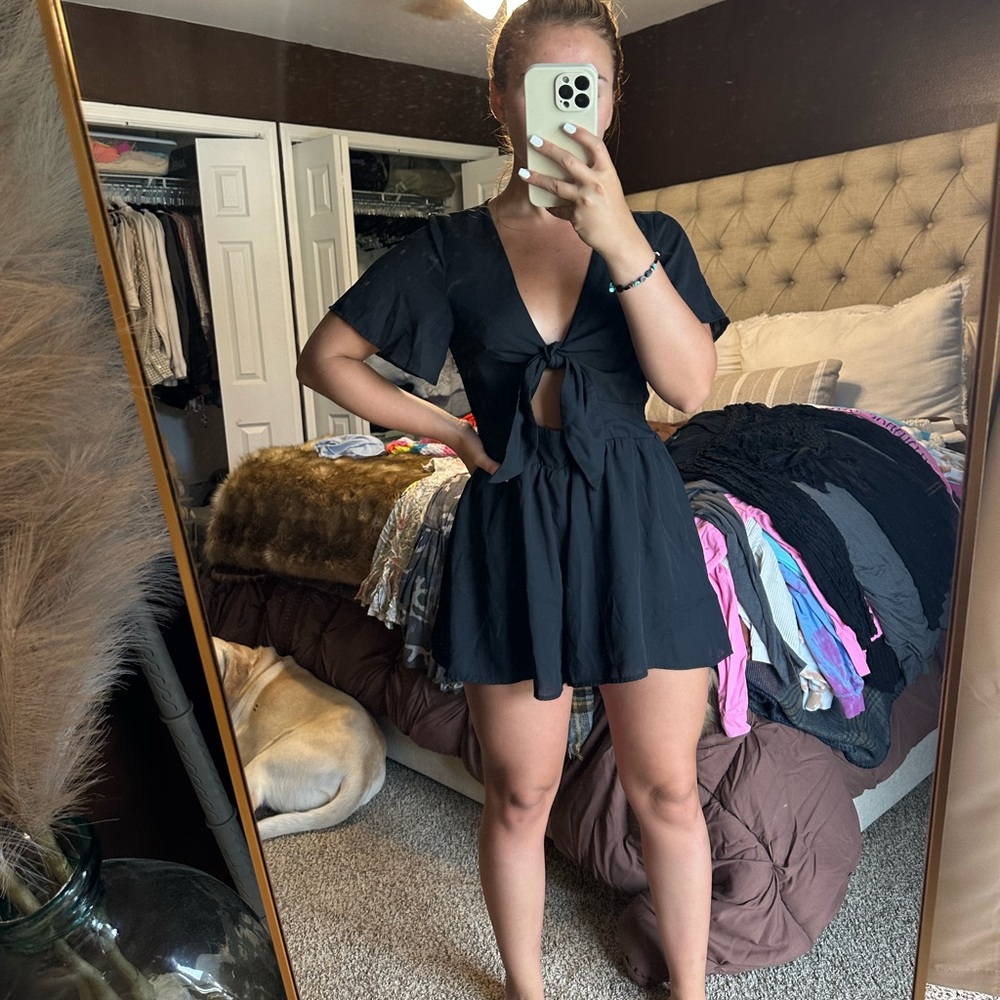 Pink Lily Romper